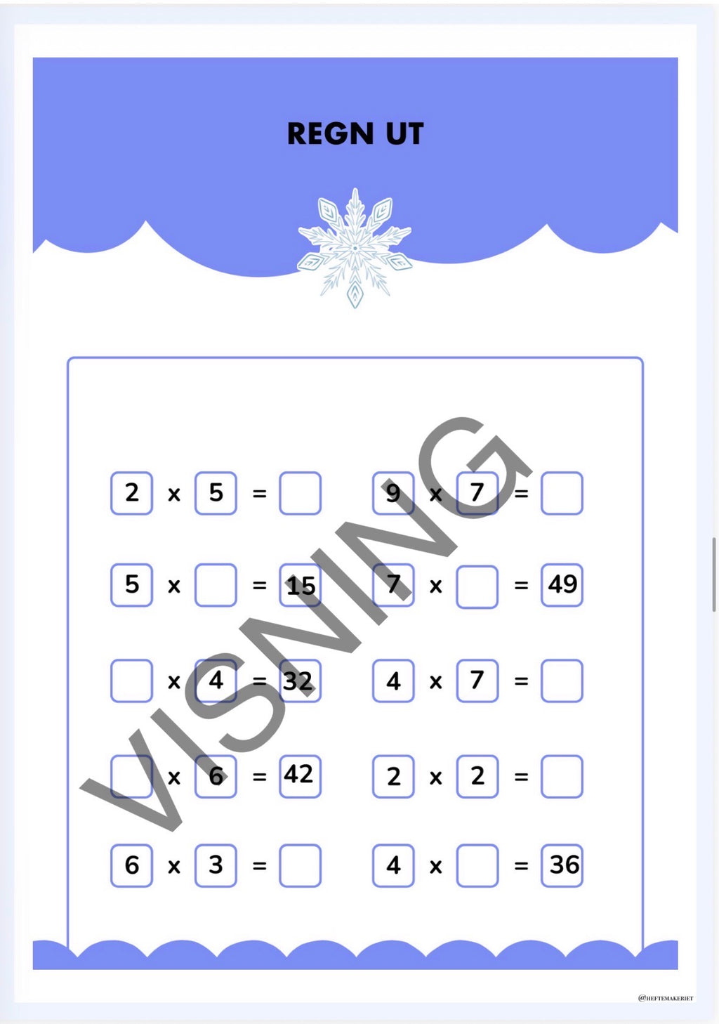 Vinter-OL Arbeidshefte