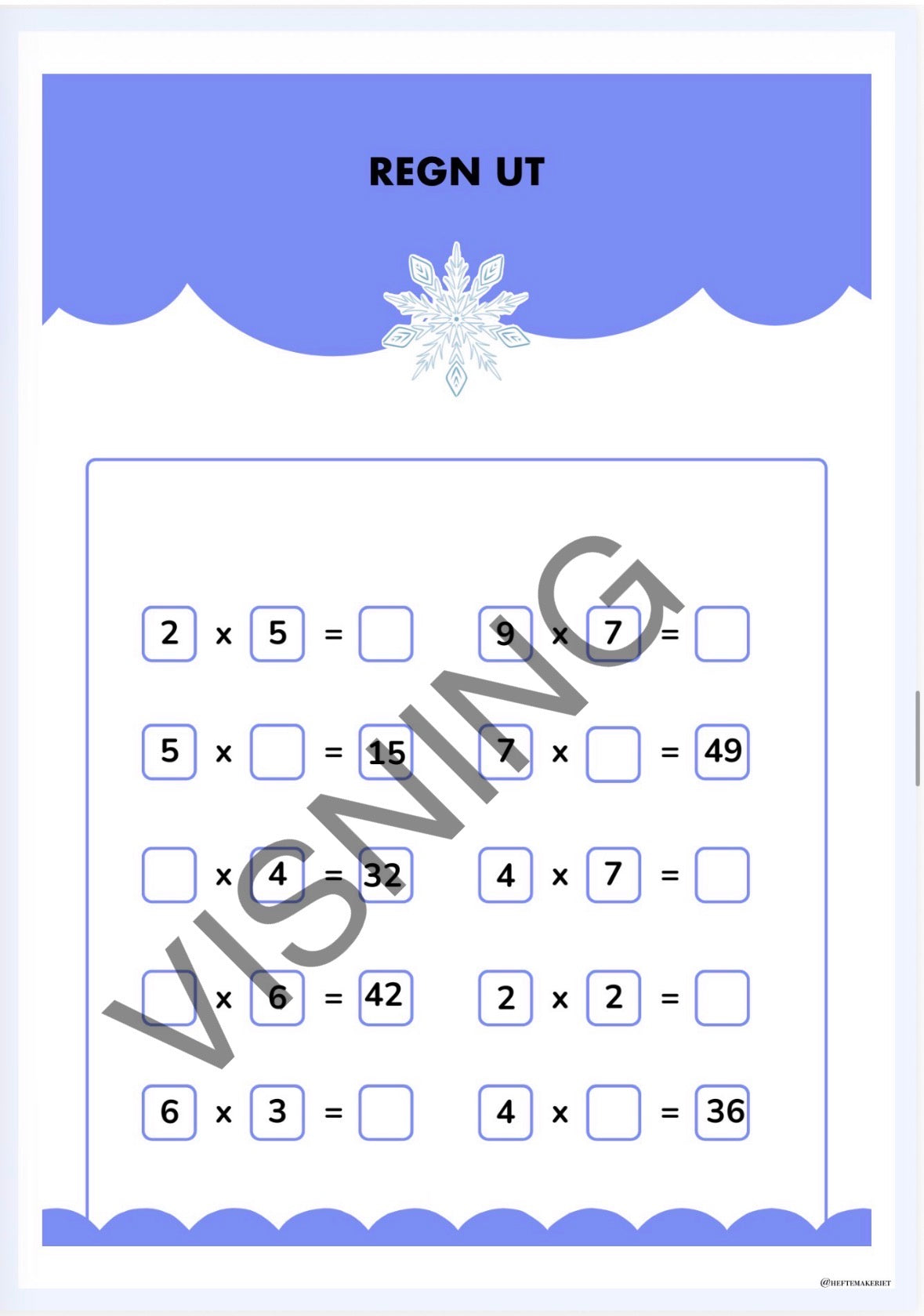 Vinter-OL Arbeidshefte