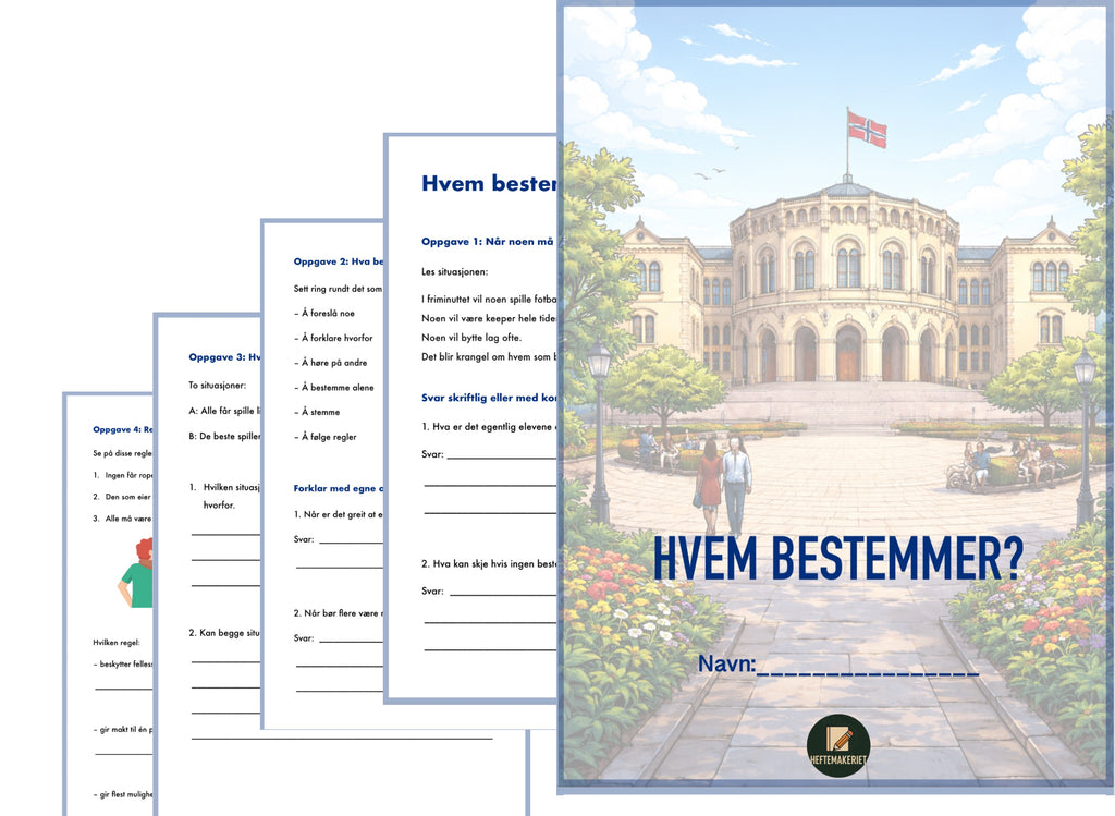Hvem bestemmer? - Arbeidshefte