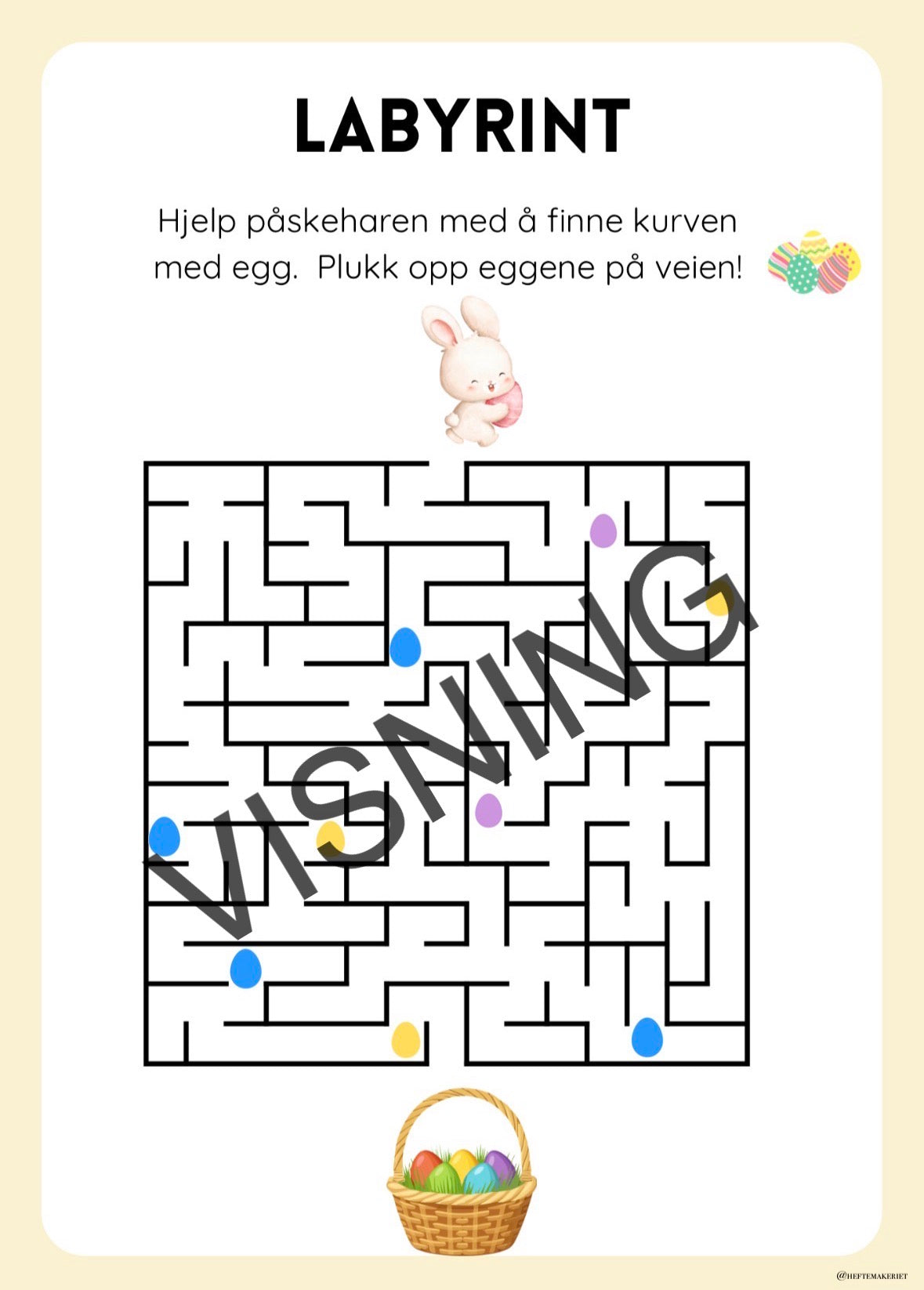 Påskehefte 1.-2. trinn