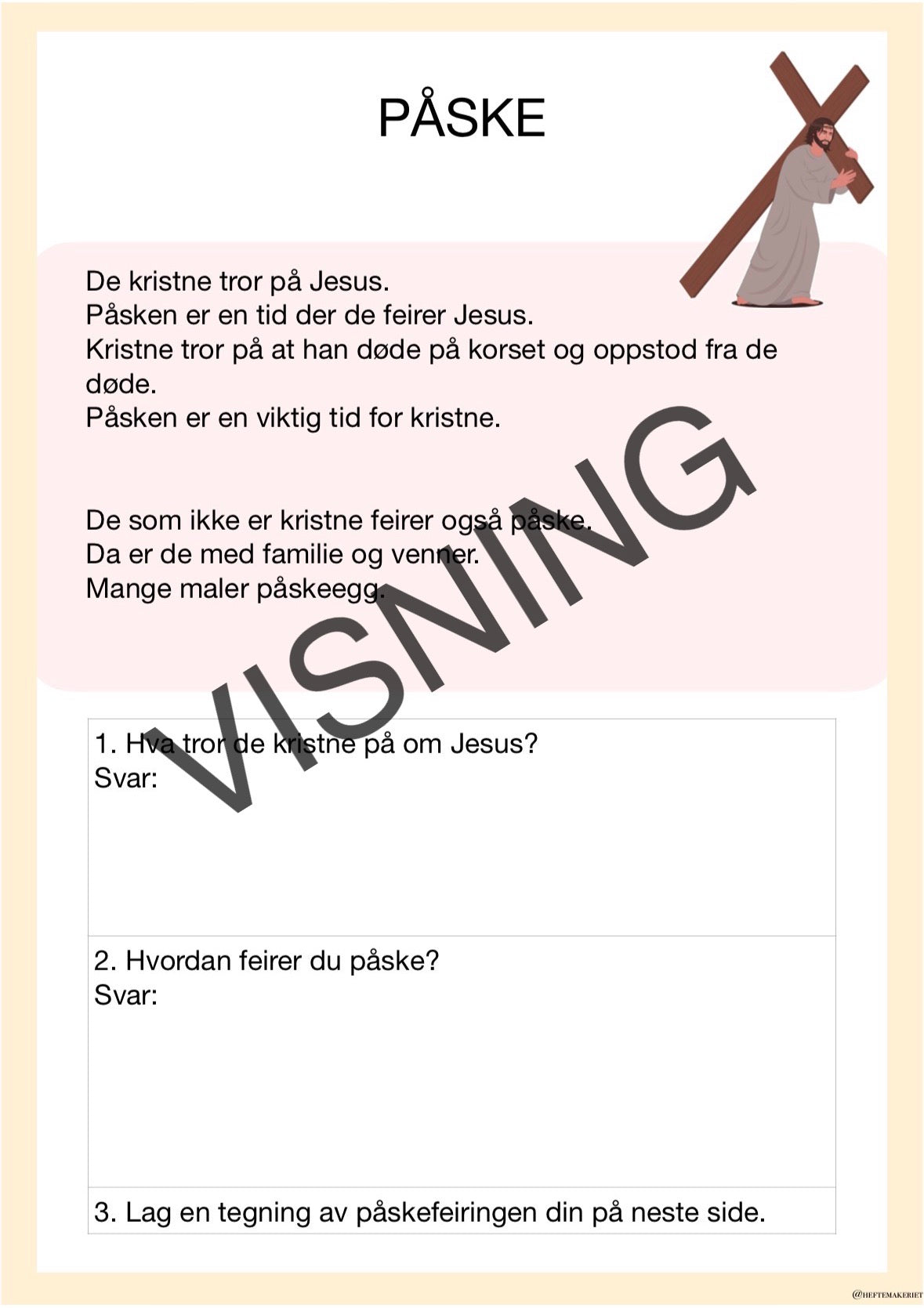 Påskehefte 1.-2. trinn