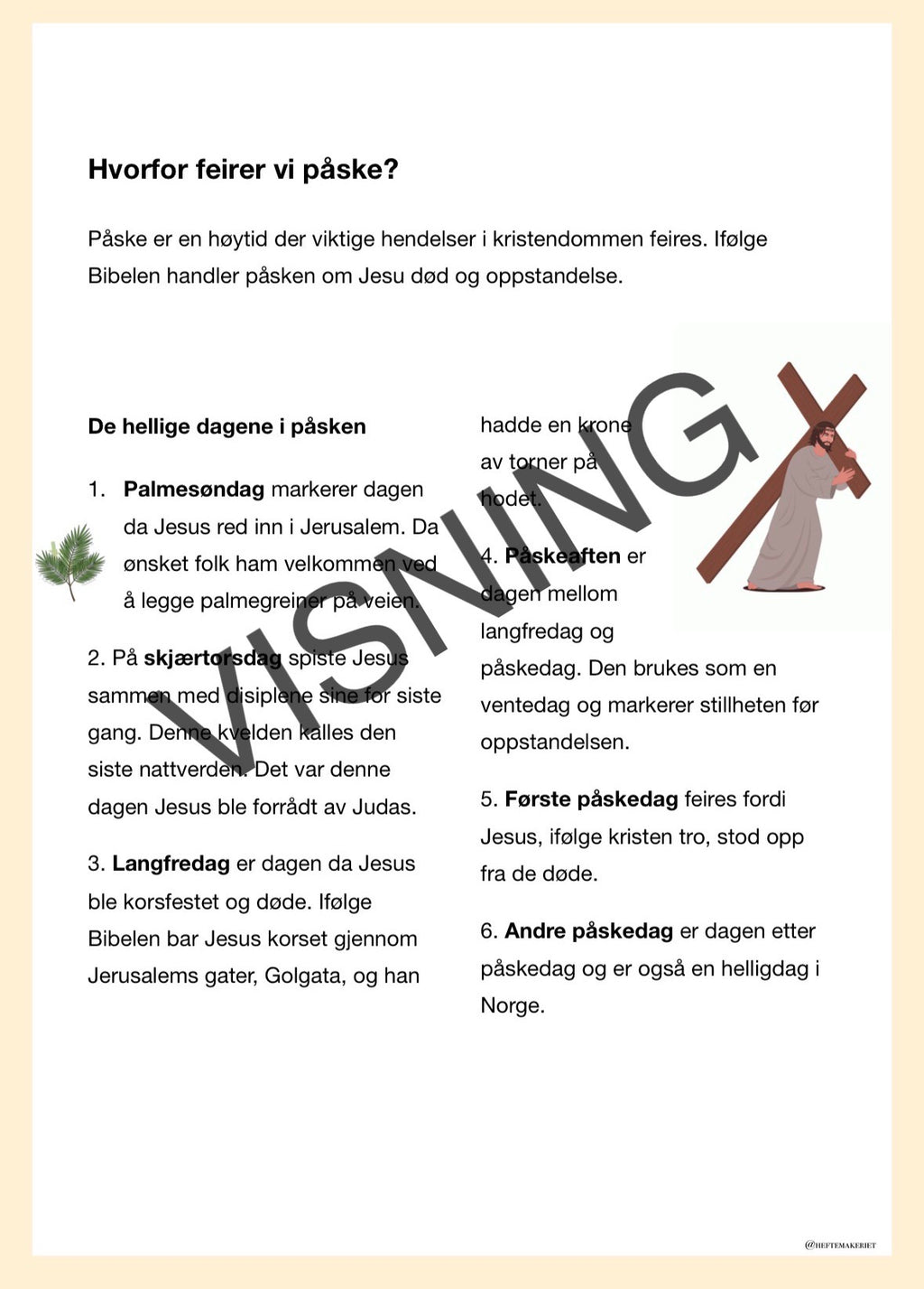Påskehefte 3.-4. Trinn