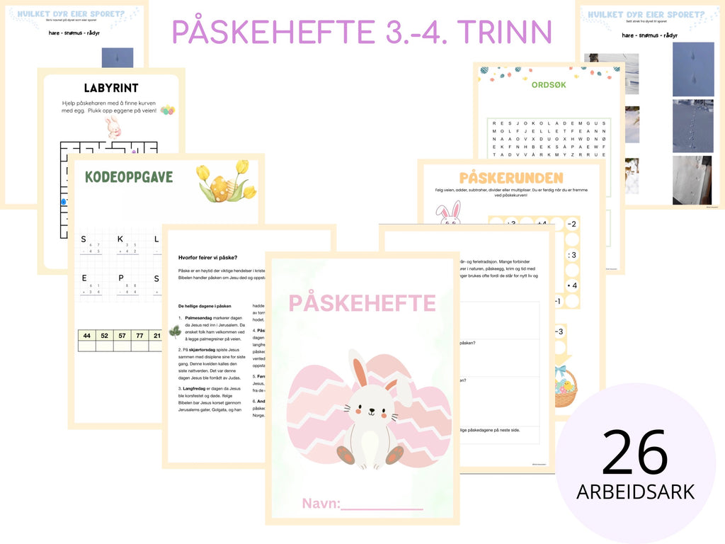 Påskehefte 3.-4. Trinn