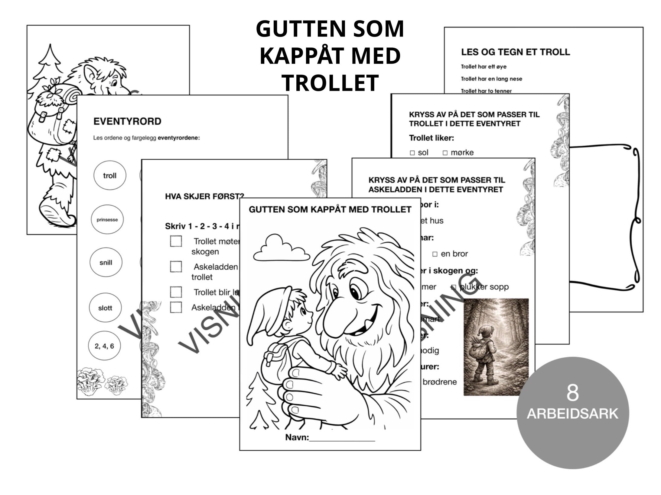 Eventyr: Gutten som kappet med trollet