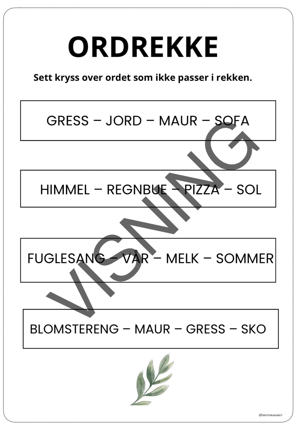Vårhefte 1.-2. trinn