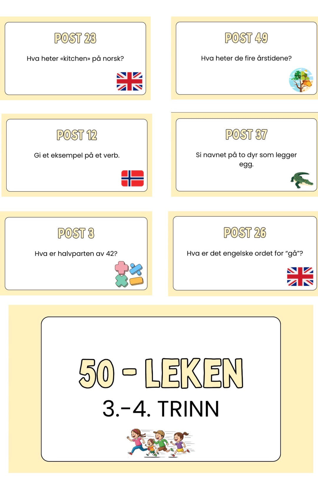 50-leken 3.-4. trinn