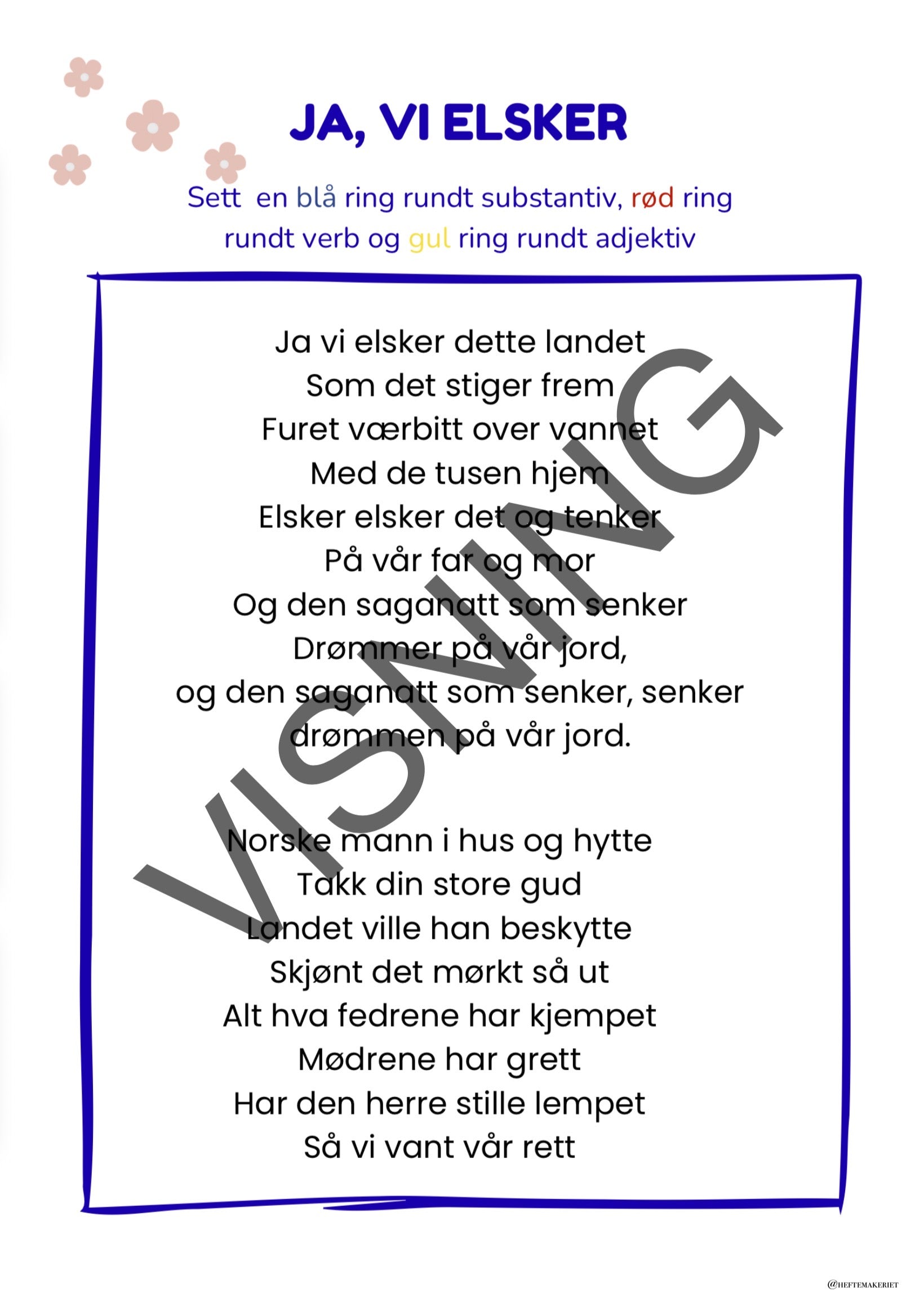 17. mai Arbeidshefte 5.-6. trinn