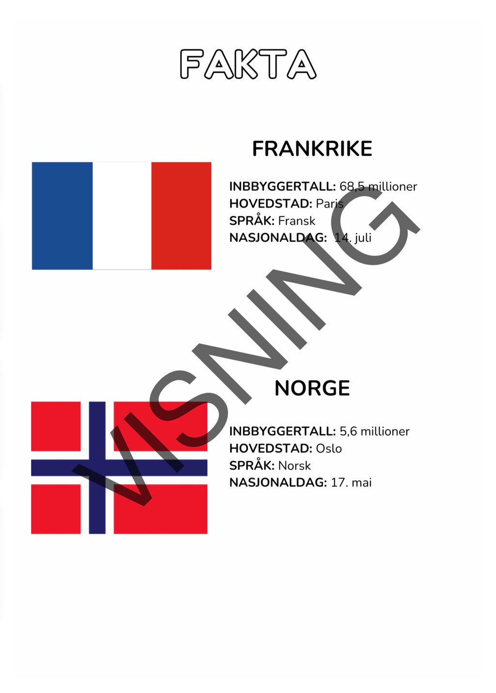 Fotball-VM Aktivitetshefte
