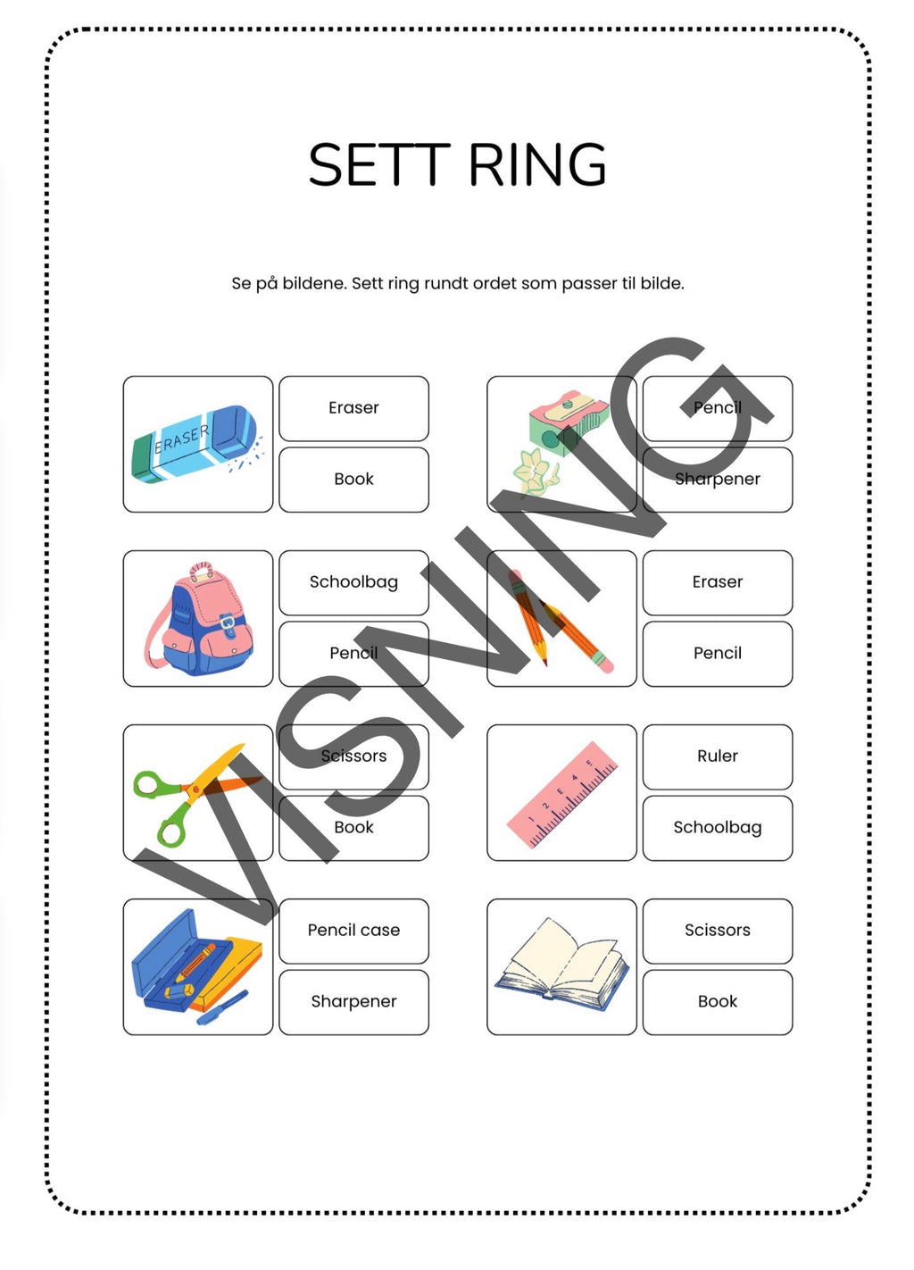 Skolestart 2. trinn